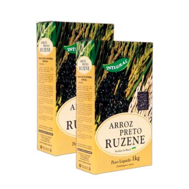 Imagem de Kit 2X: Arroz Negro Integral Ruzene 1kg