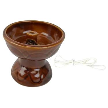 Imagem de Lâmpada de querosene vintage com pavio lanterna de óleo decorativa para uso interno, lâmpada de óleo retrô para sala de estar e iluminação de emergência, design clássico para decoração de casa