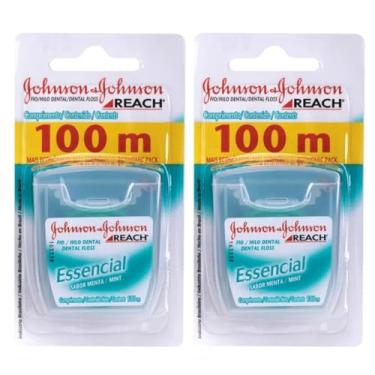 Imagem de Kit Com 2 Fio Dental Johnson'S Essencial Menta 100m | Pack Econômico