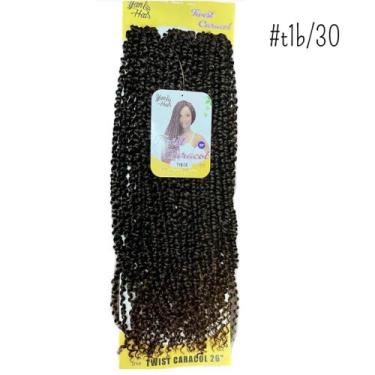 Imagem de Cabelo Para Crochet Braid Estilo Caracol Pre Looped 300g - mhair, t1b3