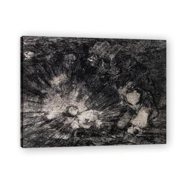 Imagem de LKXGRRSFG Will She Rise AgainFrancisco De Goya Tela de arte romântica - Inspirado pelo mestre que moldou a arte moderna 20 x 25,9 cm sem moldura