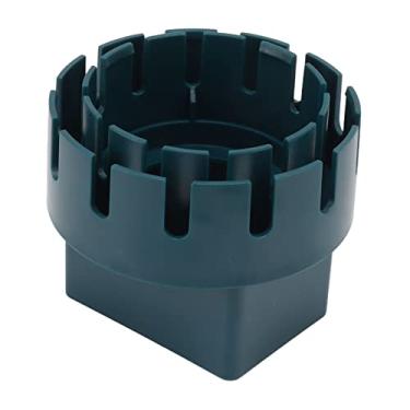 Imagem de Adaptador de Calha de Plástico, Conector de Tubo de Drenagem de água Pluvial Com Parafusos, Estável e Confiável para Tubo de Drenagem Circular, Fácil de (Verde L 3x4 pol.)