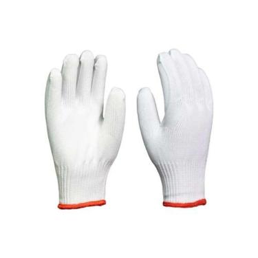 Imagem de Luva De Segurança Branca Leve 9 (g) - Ideal Para Uso Doméstico E Profissional