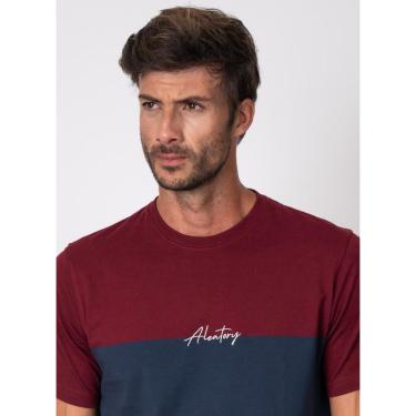 Imagem de Camiseta Aleatory Listrada Close Marinho-Masculino