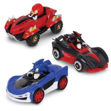 Imagem de NKOK 3PK SRC Sonic, Shadow & Knuckles Pull Back