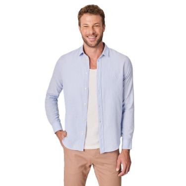 Imagem de Camisa Manga Longa Linho Pienza Reserva-Masculino