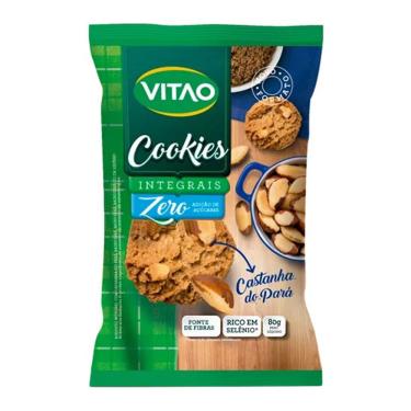Imagem de Cookies Integrais Vitao Castanha do Pará Zero Açúcares 80g