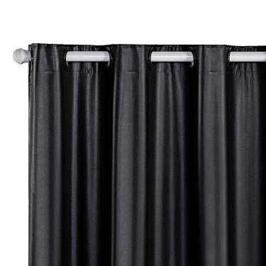 Imagem de Cortina Blackout Pvc 2,80m X 1,80m 100% Policloreto De Vinila - Preto