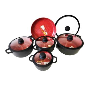 Imagem de Jogo De Panelas De Ceramica Red Ceramics 5 Peças Original