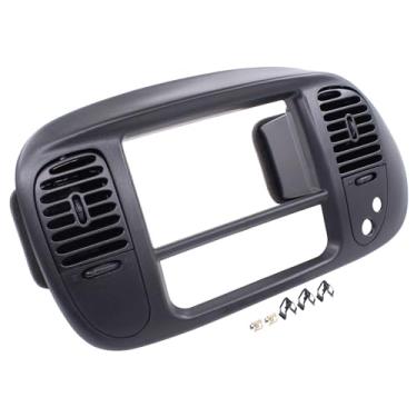 Imagem de MOTOKU Painel de painel de ar preto central painel conjunto para Ford F-150 Expedition 1997-2003