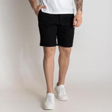 Imagem de Bermuda Calvin Klein Bolsos Laterais Preta-Masculino