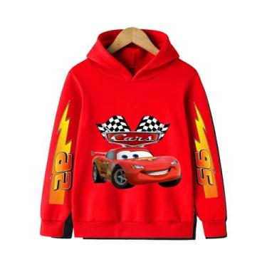Imagem de Moletom Infantil Disney Cars Lightning McQueen, Conjunto Casual De Des