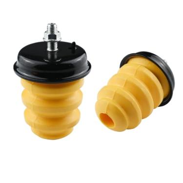 Imagem de MEMOEO Amortecedor de mola traseira 523-049 compatível com Chevy GMC 1999-2007 Silverado 1500 Sierra 1500 Para-choques do eixo traseiro