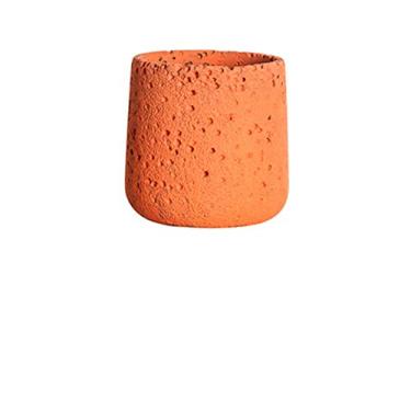 Imagem de Vasos de plantas vasos de flores de cimento vaso de jardinagem decorativo moderno com orifício de drenagem recipientes de plantas decorar salas, escritórios, quartos, salas de estar, vaso de flores