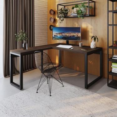 Imagem de Mesa em L Diretor 150x160x75cm Yon