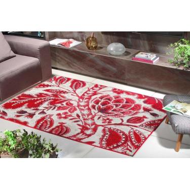 Imagem de Tapete andino 2,00 x 2,50 sala quarto moderno antiderrapante hotel pou