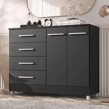 Imagem de Comoda Gisele 4 Gavs  2 Portas