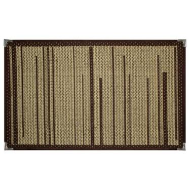 Imagem de Tapete 0,50x0,80 tapetinho capacho sisal lancer não escorrega moderno 