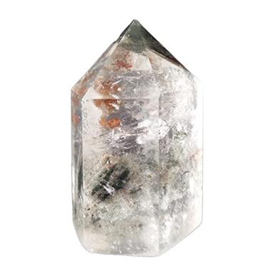 Imagem de Varinha de quartzo para jardim com pontos de torre de pedra preciosa (tamanho: 8-9 cm)