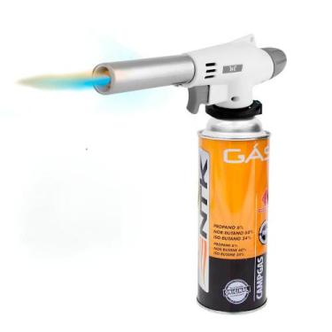 Imagem de Kit Gás Butano Maçarico Regulagem Gourmet - JFZ IMPORT