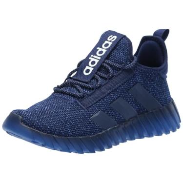 Imagem de adidas Tênis infantil masculino Kaptir 3S com cadarço casual - azul, Azul escuro/tinta/azul royal brilhante, 21
