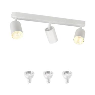 Imagem de Luz De Trilho LED GU10 110-220V Lâmpada Substituível Spot De Teto Para