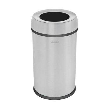 Imagem de Lixeira Tramontina Institucional Aço Inox Escovado 65L