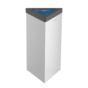 Imagem de Lixeira Tramontina Terni 50 Litros Em Aço Inox Scotch Brite