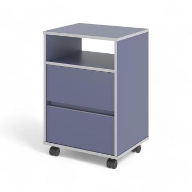 Imagem de Gaveteiro Fox Com Rodízios Azul