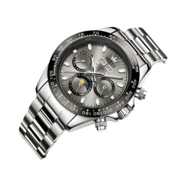 Imagem de Relógio Mecânico Automático Clássico Masculino OLEVS 6654 À Prova d'Ág