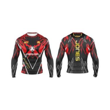 Imagem de Camiseta De Treino Oversized De Manga Longa Para Homens UFC Jones Arte