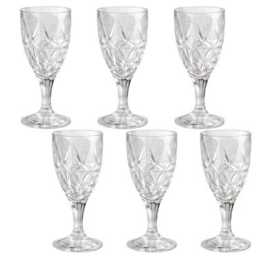 Imagem de Taça de Cristal em Vidro Transparente Charme de 240ml - Rio Home, 6 Un