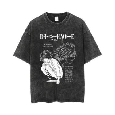 Imagem de Camiseta Unissex Oversize De Algodão Com Estampa Gráfica Vintage De An