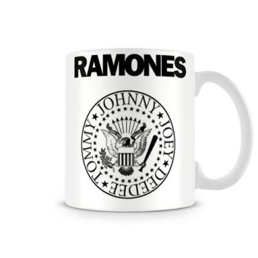 Imagem de Caneca Ramones Branca - Starnerd