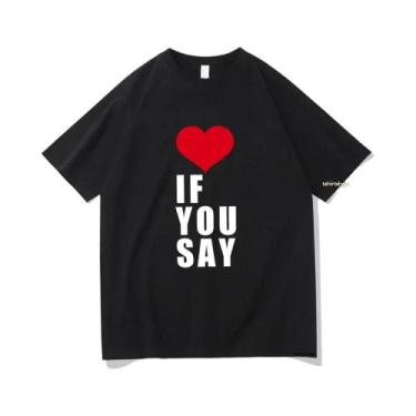 Imagem de Camiseta Unissex De Algodão Kpop Love Romance Untold Aesthetic De Alta