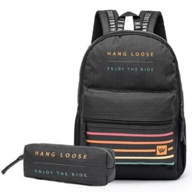 Imagem de Mochila Hang Loose + Estojo Hang Loose Kekoa Reforçada-Masculino