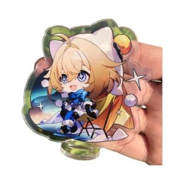 Imagem de Placa De Suporte Para Crachá De Cosplay Do Jogo Anime Honkai Star Rail