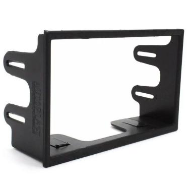 Imagem de Moldura De Painel 2 Din Vw Polo Hatch Sedan 2003 à 2013 Fox 2010 à 2013 Golf 1999 à 201...