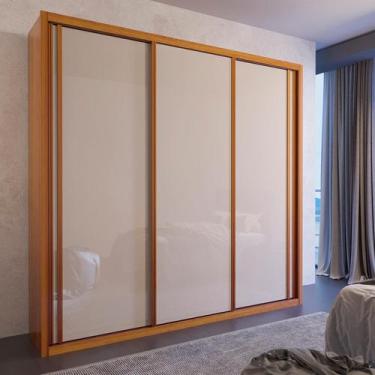 Imagem de Guarda Roupa Casal 100% MDF Torino Bom Pastor, Naturale/OFF