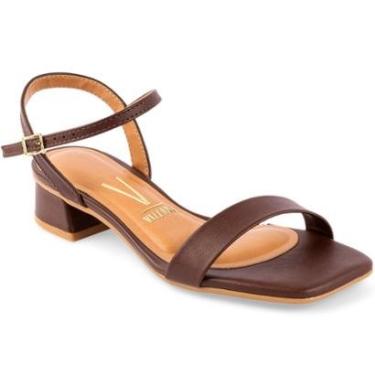 Imagem de Sandália Feminina Salto Baixo Grosso Fivela Original-Feminino