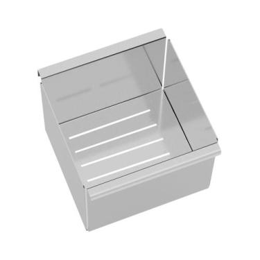 Imagem de Escorredor Profundo Tramontina em Aço Inox 16x14 para Canal Organizado
