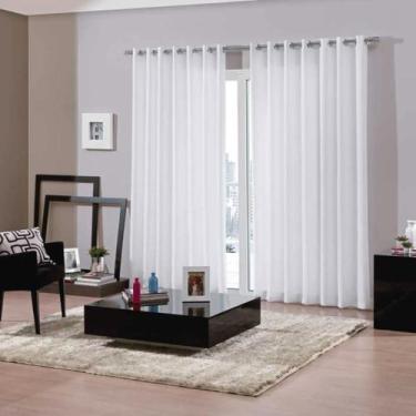 Imagem de Cortina Blackout Corta Luz Pvc 4,20m x 2,50m Bella Janela, Branca