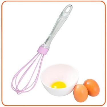 Imagem de Batedor de Claras com Haste de Silicone  Utensílio de Cozinha - Vila R