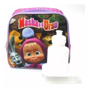 Imagem de Lancheira Térmica Infantil Masha E O Urso C/ Potinhos F4