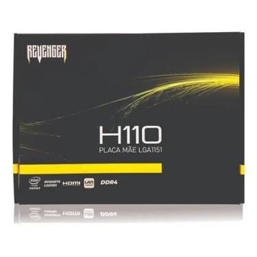 Imagem de Placa Mãe Revenger Knup Lga1151 Chipset Lan 1000 Intel H110 32gb Usb 3