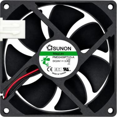 Imagem de Cooler PMD2409PTV3-A 24V 3.8W 0.15A 2 Fios 2P 92X92X25MM A1 - Sunon