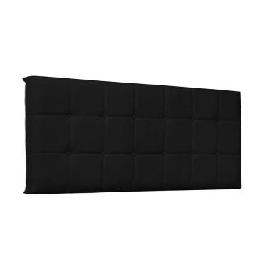 Imagem de Cabeceira Painel Verona King 195cm Corino Preto
