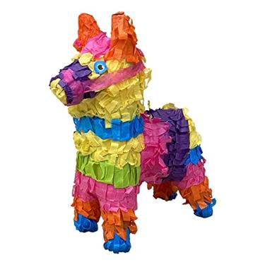 Imagem de Fetch-It Pets Brinquedo de pássaro piñata em formato de burro de 22,88 cm, adequado para papagaios pequenos e grandes camundongos, periquitos cacatiéis, pombinhos e cacatuas