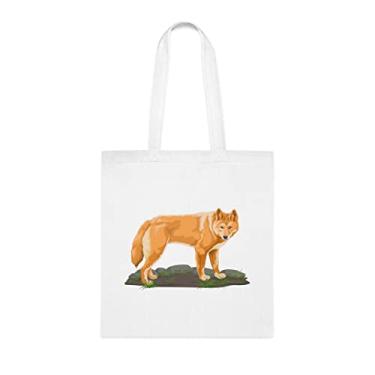 Imagem de Sacola de lobo, sacola vetor de lobo, presente de lobo, bolsa de ombro de lobo, bolsas reutilizáveis de lobo, ideia de presente de cesta de natal de aniversário, presente para ela,