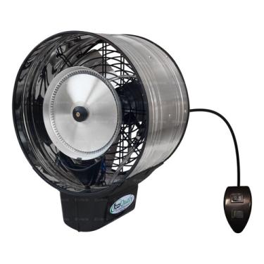 Imagem de Climatizador Ventilador Industrial Oscilante Água Até 60m² Cor Prateado 220v Climatizador de Parede